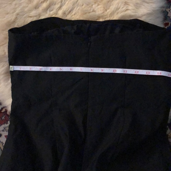 No label strapless LBD. Fully lined. Small. - Picture 4 of 6